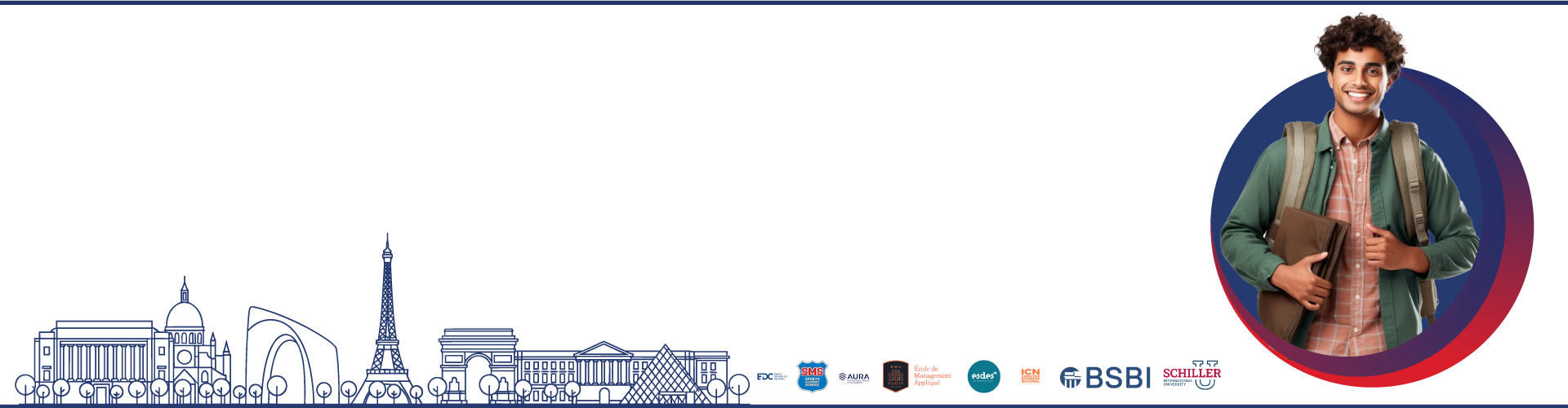 University intake admission banner two